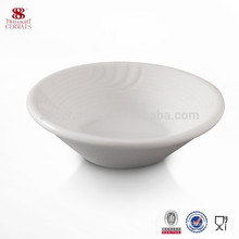 Hotel Supplies porcelain soy sauce round ceramic baking dish